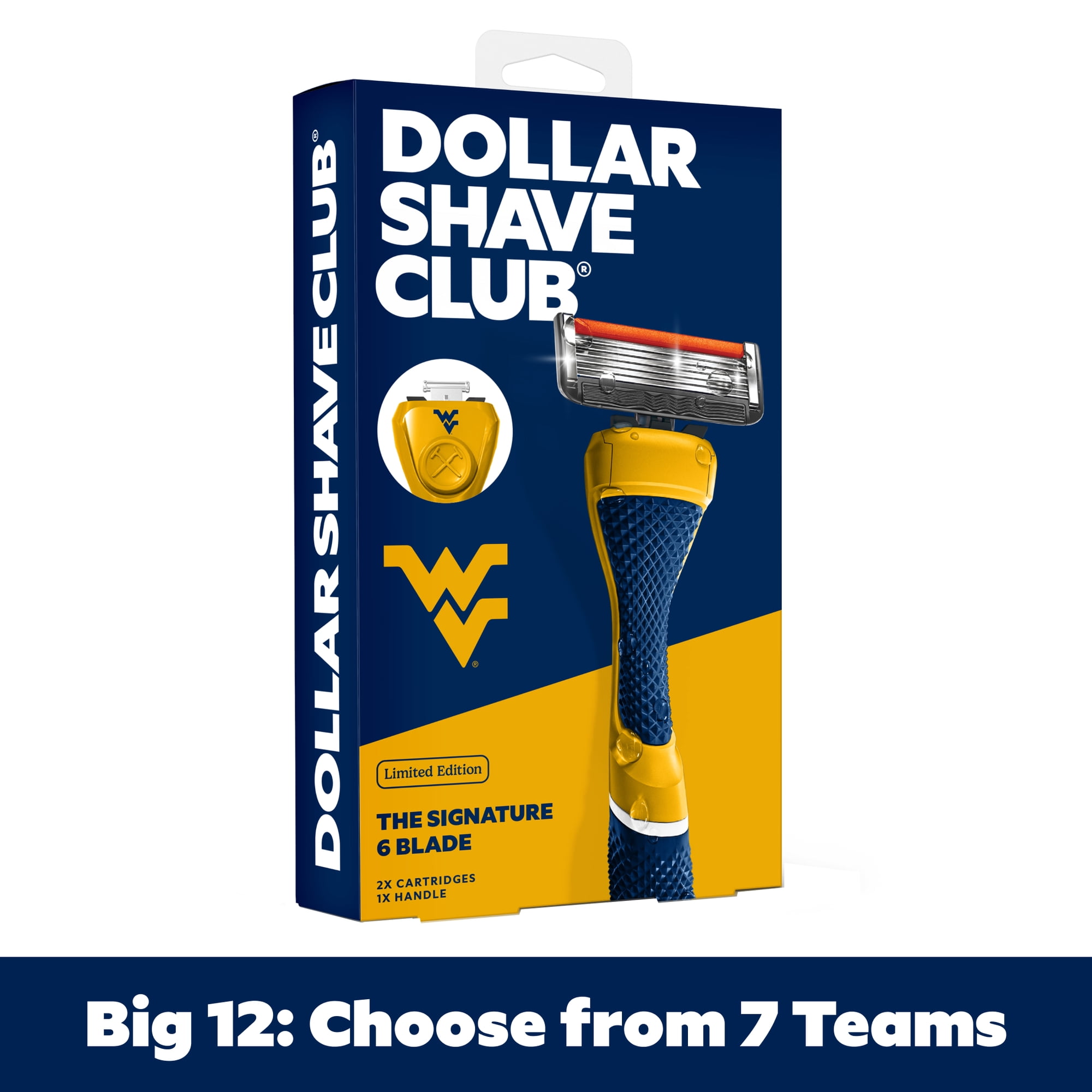 Dollar Shave Club West Virginia 6-Blade Razor Starter Set