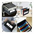 Hanging File Folders Letter Size 7 Pockets Accordian File Organizer