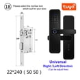 thumbnail image 2 of Biometric Fingerprint Security Intelligent Tuya Smart Password Electronic Door Lock To Open The Door Remotely ,Smart and Convenient, 2 of 7