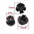 thumbnail image 3 of 50pcs Universal Car ACC Radar Sensor Distronik Control Unit Bracket Clips 0203009002 PA66-GF30 PA66GF30 39R13537 0203303130, 3 of 5
