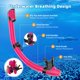 thumbnail image 5 of Set de Snorkel Honlanor para Adultos con Máscara Antivaho y Antifugas, 5 of 7