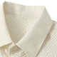 thumbnail image 4 of pstuiky camiseta de hombre, Camisa de manga corta con botones de color liso para hombre camisas casuales para hombre m, 4 of 8