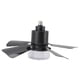 thumbnail image 5 of Ventilador De Techo Con Luz De Ventilador LED Moderno Ligero, Con Control Remoto, Función De Temporizador De Aplicaciones, Operación Tranquila Para El Hogar, Base E26/E27, Ideal, 5 of 7