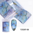 thumbnail image 1 of 2 Pcs 100cm Nail Art Transfer Sticker Paper Foils Bright Marble DIY Design Decoration Nail, 08, 1 of 6