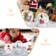thumbnail image 3 of 24 bolas de nieve rellenables de plástico transparente, tarro de agua con tapas de rosca, tarros vacíos para dulces y galletas, para manualidades, decoración navideña del hogar., 3 of 6