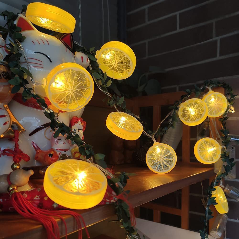 Lemon Fairy LED String Lights Party Patio Porch Wedding Outdoor Xmas Decor Lamp 