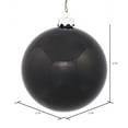thumbnail image 2 of Vickerman 2.75" Christmas Ornament Ball, Black Shiny Finish, Shatterproof Plastic, UV Resistant, Holiday Christmas Tree Decoration, 12 Pack, 2 of 5