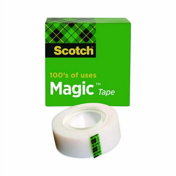 Magic Tape Refill, 1" Core, 0.75" x 36 yds, Clear, 12/Pack | Bundle of 2