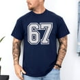 thumbnail image 2 of 67 Meme Six Seven 6 7 Meme Design 6 7 T-Shirt, Trending Meme Saying 6 7 for Men Women T-Shirt, Multicolors, Size S-5XL, 2 of 5
