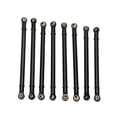thumbnail image 2 of 313mm Wheelbase Connecting Rod, Aluminum Alloy Link Rod Small Size Deform Resistance Fine Workmanship  For Axial SCX10 RC Car X006BL Black, 2 of 8