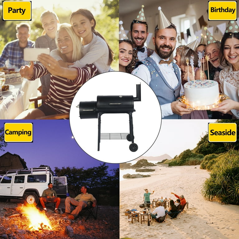 AKIUDEX Portable BBQ Charcoal Grill & Barbecue Tailgate with