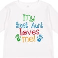 thumbnail image 4 of Inktastic My Great Aunt Loves Me Boys or Girls Long Sleeve Toddler T-Shirt, 4 of 5
