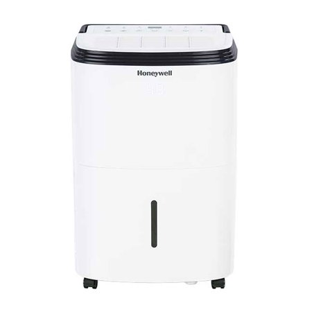 Restored Honeywell Intelligent 50 Pint Dehumidifier & Fan, White (Refurbished)