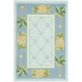 thumbnail image 2 of SAFAVIEH Chelsea Imani Paradise Lovers Wool Runner Rug, Light Blue/Blue, 2'6" x 8', 2 of 10