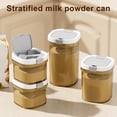 thumbnail image 2 of OIUR Milk Powder Dispenser Storage Container 800/1300ml Sealed Jar Easy to Clean Portable Snack Cup Food Container, 2 of 7