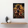 thumbnail image 2 of Agbadza Dance West Africa Benin Togo Ghana Rhythm Body Energy Theatre Arts Artwork Large Wall Art Poster Print Thick Paper 18X24 Inch, 2 of 5