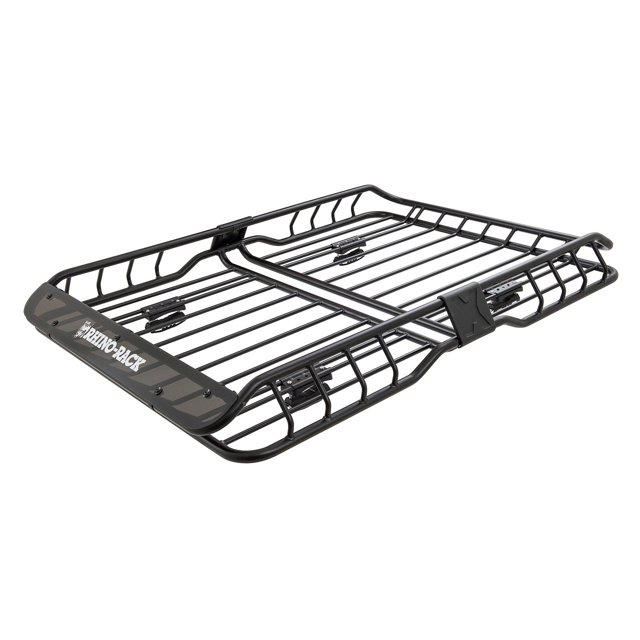 Rhino-Rack USA Panier de Toit RMCB02 XTray; Capacité de Poids de 165 Livres; Revêtu de Poudre; Noir; Acier