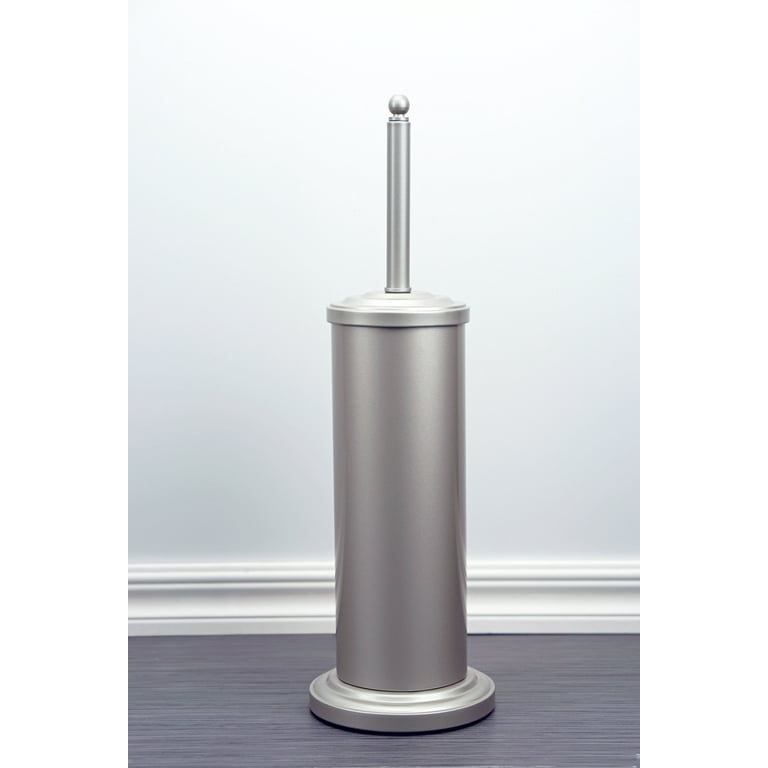 Better Homes and Gardens Satin Nickel Toilet Brush Set with