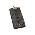 thumbnail image 1 of Tripp Lite Surge Protector Power Strip 120V 8 Outlet RJ11 RJ45 Coax 10' Crd 3240 Joule - Surge protector - AC 120 V - output connectors: 8 - black, 1 of 4