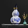 thumbnail image 6 of Traditional Gourd Bottle, Portable Chinese Gourd Ornament, Gourd Drinking Bottle for Home Bar Interior Camping Decoration 22cm, 6 of 8