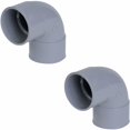 thumbnail image 1 of 2x codo de PVC 87 ° 30 hembra diámetro hembra 50mm conector de accesorio de PVC tubo tubería plomería, 1 of 1