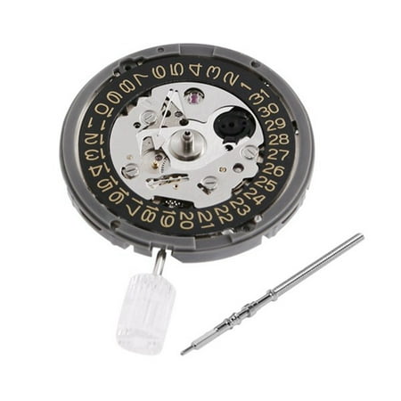 

3 O Clock NH35A Automatic Watch Movement Self-Winding Mechanical Date/Day Setting 24 Jewels Watch Replacements