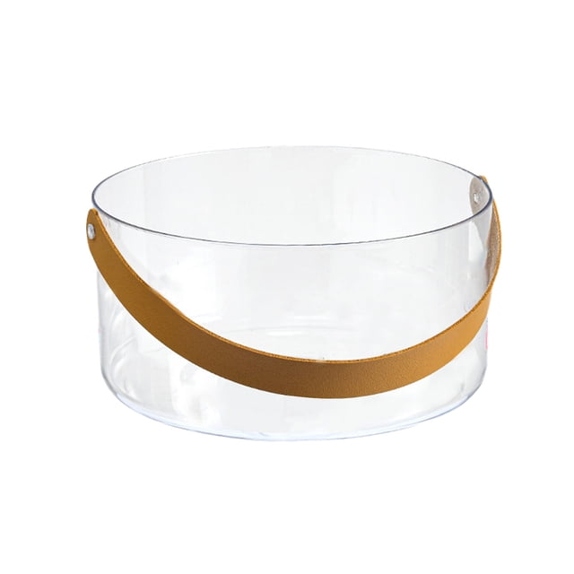 Portable Plastic Mini Ice Bucket For Home Use - Beer Wine - Transparent Ideal For Picnics Parties - High-End Looking Beverage Storage Solution