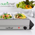 thumbnail image 7 of NutriChef PKBFWM21 - Food Warming Tray - Buffet Server Hot Plate Food Warmer, 7 of 7