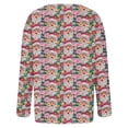 thumbnail image 4 of LOVZFMLL Cardigan pour Femme Cardigan à Manches Longues Ajouré Couleur Unie Veste Décontractée, 4 of 5
