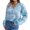 Blue, variant on Vedolay Women's Coat Casual Jackets for Women Classic Long Sleeve Button Down Casual Jacket with Pockets,Green M