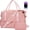 Pink, variant on For Spirit Airlines 18x14x8 Personal Item Bag Underseat Carry Bag with Wet Pocket & Shoe Compartment & USB Port