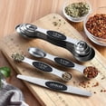 thumbnail image 4 of EGNMCR Condiment Squeeze Bottle Baking Tool Stainless Steel Double Measuring Spoon 8-Piece Seasoning Spoon Seasoning spoon, 4 of 4