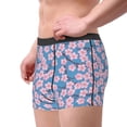 thumbnail image 3 of Kdxio Men's Boxer Briefs with Orchids Flowers Print - Comfortable and Breathable Underwear for Everyday Wear, 3 of 7