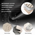 thumbnail image 6 of Car Seat Covers Full Set Fit for Hyundai Elantra 2000-2026, Premium Faux Leather Waterproof Breathable Anti‑Slip Seat Protectors, Beige, 6 of 6