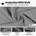 thumbnail image 4 of Seat Armour SA100JEPSFG Jeep Grey Smiley Face Seat Cover, 4 of 6