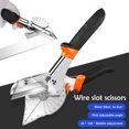thumbnail image 2 of Visland Trunking Miter Shears with Ergonomic Handle Safety Lock Design Angular Cutting Multifunctional Molding Angular Trim Cutter Hand Tool, 2 of 8