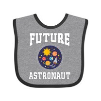 Inktastic Future Astronaut Outerspace Rocket Boys or Girls Baby Bib