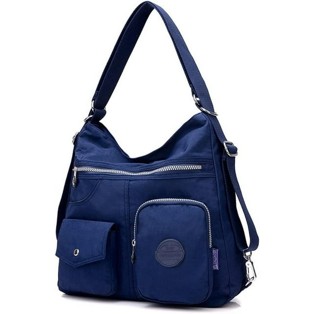 LHSHID Women’s Shoulder Bag Backpack Nylon Handbag Waterproof Tote Bag for Work