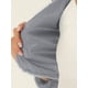 thumbnail image 5 of Abrigo de piel sintética Allegra K de manga larga sin cuello Chaqueta corta abierta para mujer Gris M, 5 of 5