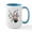 White/Blue Inside, variant on CafePress - Bowling Large Mug - 15 oz Ceramic Large White Novelty Mug