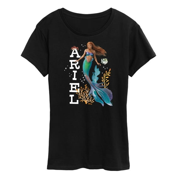 Disney - Ariel in Water - Women's Short Sleeve Graphic T-Shirt