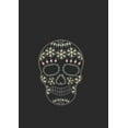 thumbnail image 2 of Women's Lost Gods Halloween Sugar Skull Scoop Neck Black Small, 2 of 4