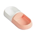 thumbnail image 1 of dobles para gatos, cuenco de alimentación para gatos separado, cuenco desmontable para mascotas para perros pequeños blanco y rosa Yuyangstore Tazón elevado para gatos, 1 of 8