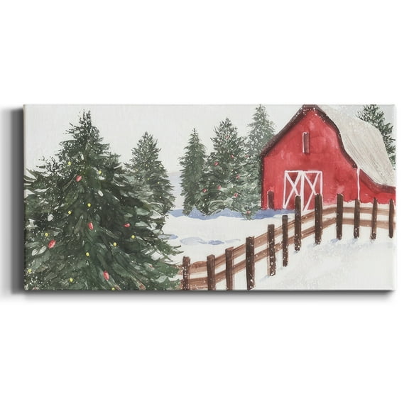 Winter Cardinal Collection D- Gallery Wrapped Canvas