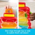 thumbnail image 3 of Fisher-Price Drop Through Rock-a-Stack Baby & Toddler Developmental Activity Toy, 5 Coins, 3 of 6
