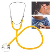 NestledNature Heart Detection Stethoscope,Body Care Tool,Professional Single Stethoscope Aluminium Alloy Heart Lung Detection Echoscope