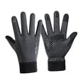 thumbnail image 1 of Guantes de invierno antideslizantes con dedos con pantalla táctil para pescar, esquiar, conducir, nieve Gris L, 1 of 8