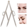 thumbnail image 3 of Safety Portable Sterile Eyebrow Stencil, Tattoo Positioning RulerTattoo Positioning Ruler, Beauty Shop Make Up for Home Girls Golden,Silver,Black, 3 of 7