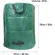 thumbnail image 2 of Recolector de residuos de jardín, bolsa de almacenamiento de tela PE impermeable de gran capacidad reutilizable, perfecta para césped, ramas de rosas, hojas, juguetes, ropa y más (272 L), 2 of 5