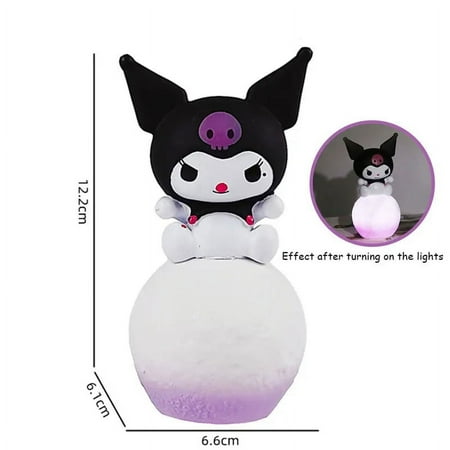 

Sanrio Hello Kitty Kuromi Cinnamoroll Night Light Glowing Toy Bedside Lamp Anime Kawaii Cute Present Gifts